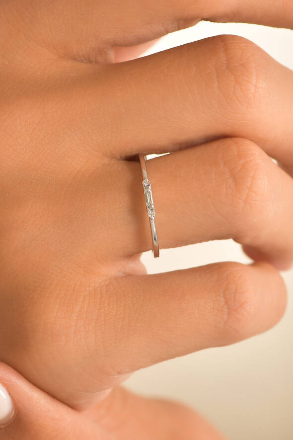 0.05 Karat Pırlanta Yüzük - 2