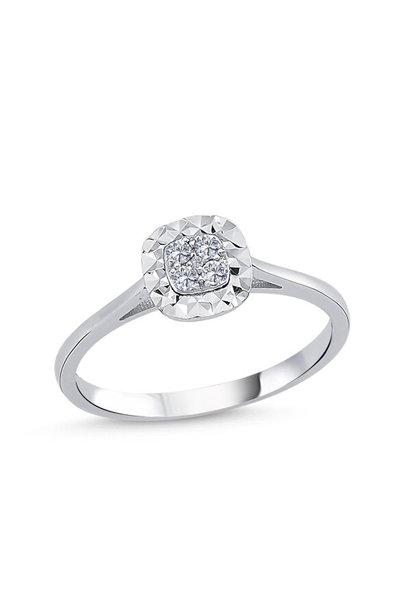 0.06 Karat Pırlanta Yüzük - 