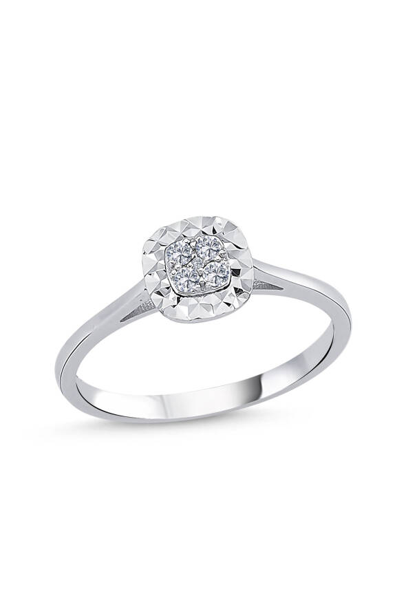 0.06 Karat Pırlanta Yüzük - 1