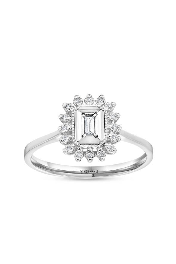 0.08 Karat Pırlanta Yüzük - 1