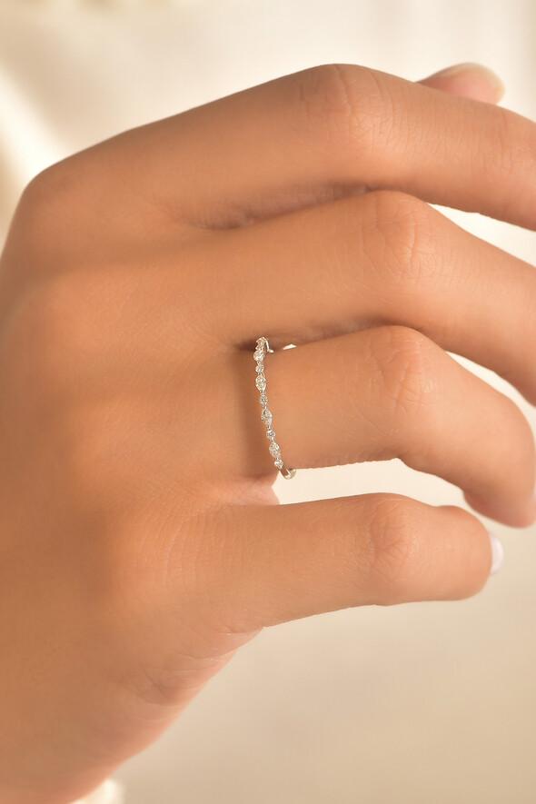 0.19 Karat Pırlanta Yüzük - 2