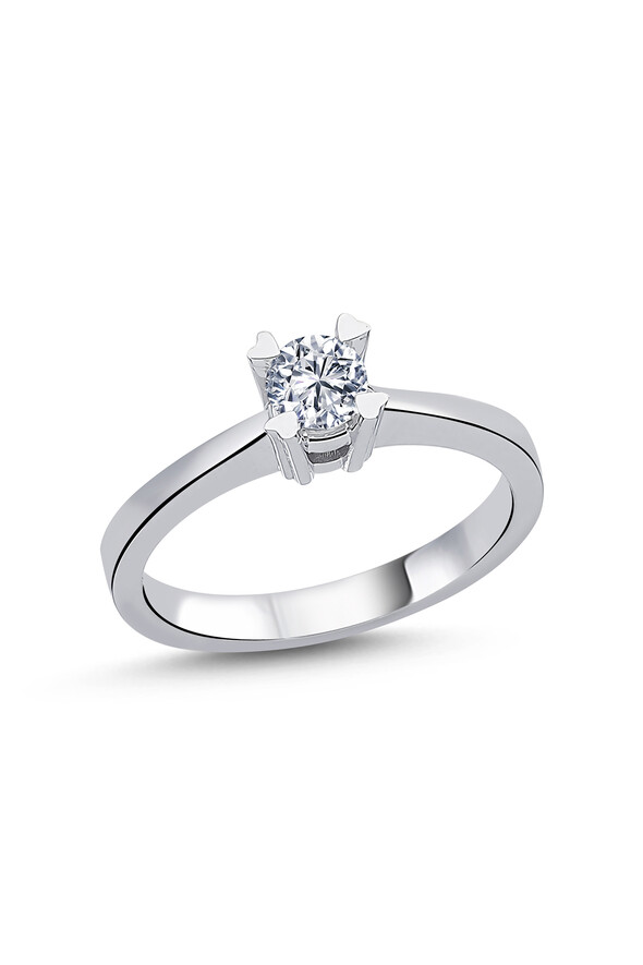 0.30 Karat Pırlanta Tektaş Yüzük - 