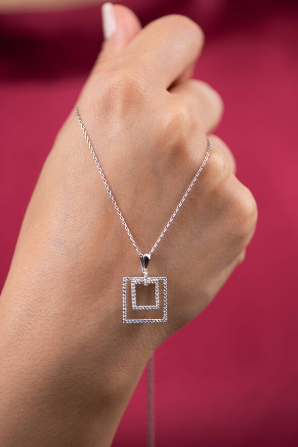 0,31 Karat Pırlanta Kolye - 2