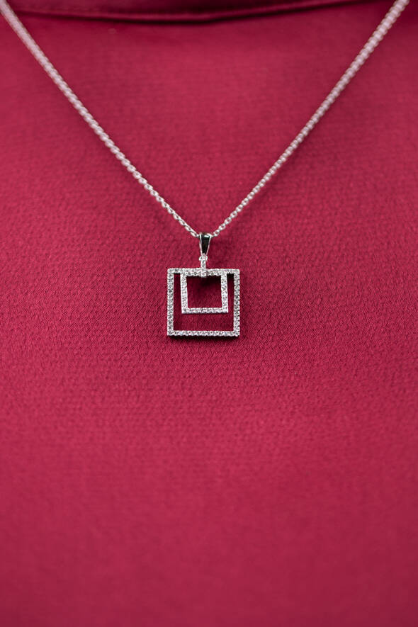 0,31 Karat Pırlanta Kolye - 1