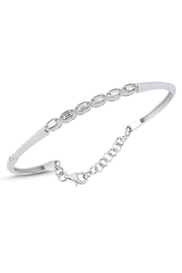 0.32 Karat Pırlanta Baget Bileklik - 1