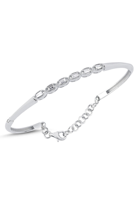 0.32 Karat Pırlanta Baget Bileklik - 