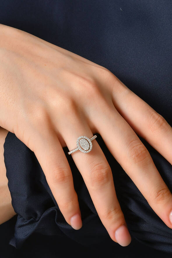 0.37 Karat Pırlanta Yüzük - 2