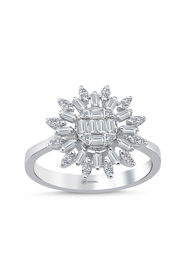 0.47 Karat Pırlanta Tasarım Yüzük - 