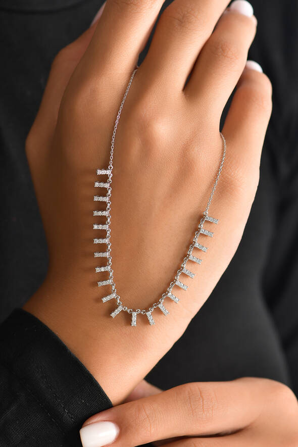 0,98 Karat Pırlanta Kolye - 2