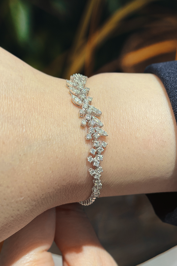 1.23 Karat Pırlanta Bileklik - 