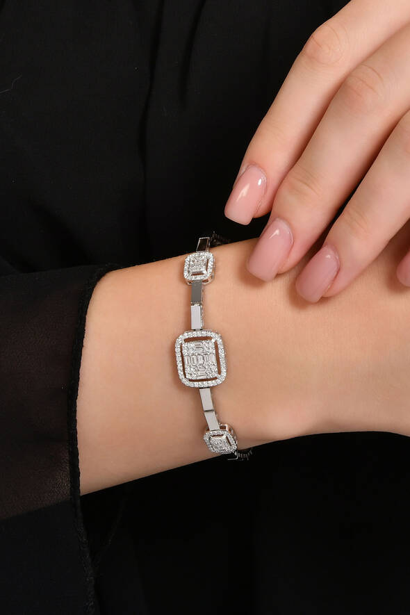 1.29 Karat Pırlanta Bileklik - 3