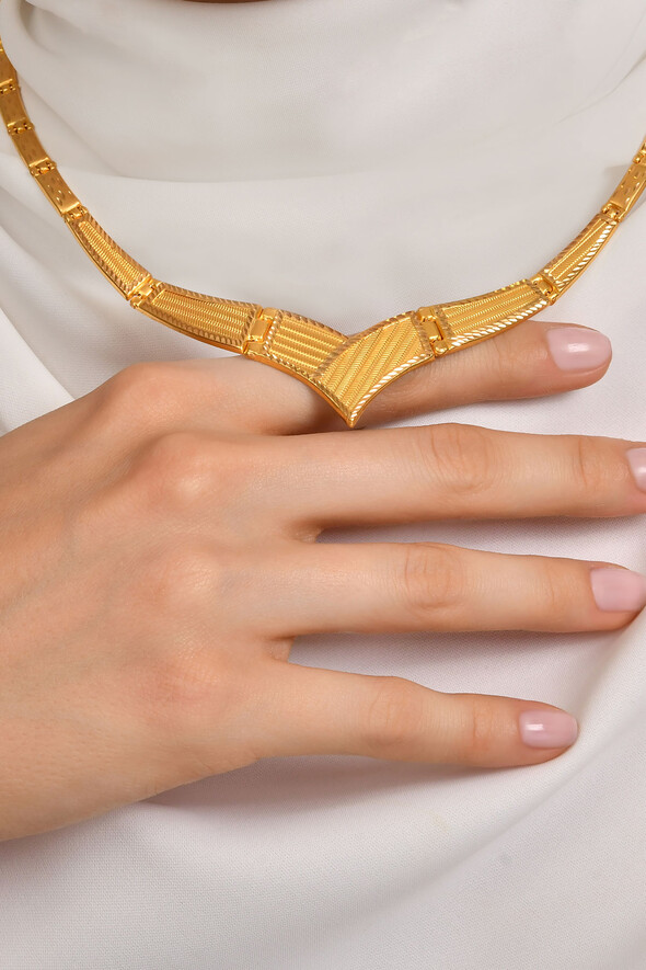 22 Ayar Altın İkili Set - 2