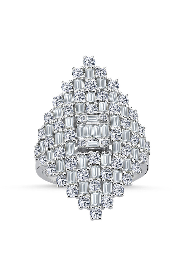 3.17 Karat Pırlanta Tasarım Yüzük - 1