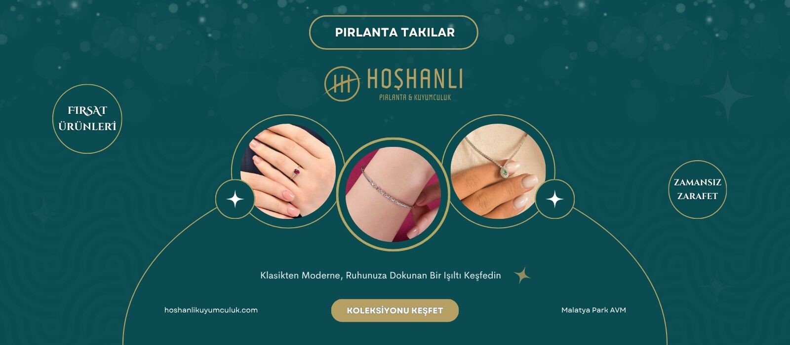 Hoşhanlı Kuyumculuk pırlanta takı koleksiyonu