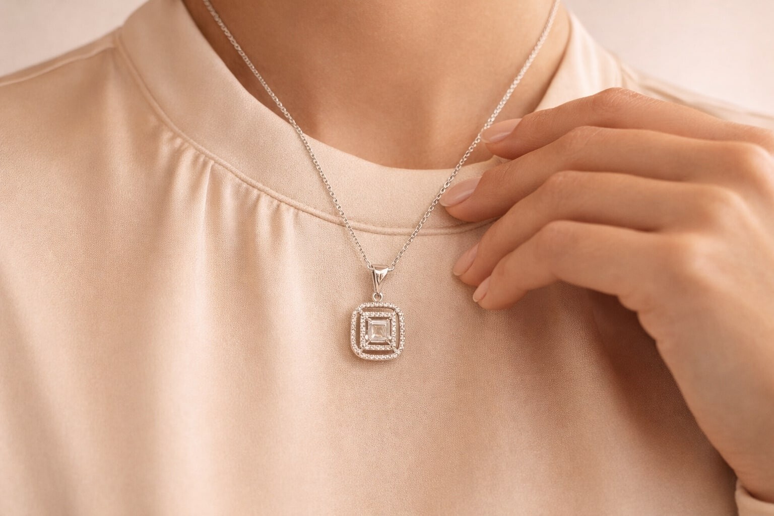 Özel Günler için Pırlanta Kolye Modelleri