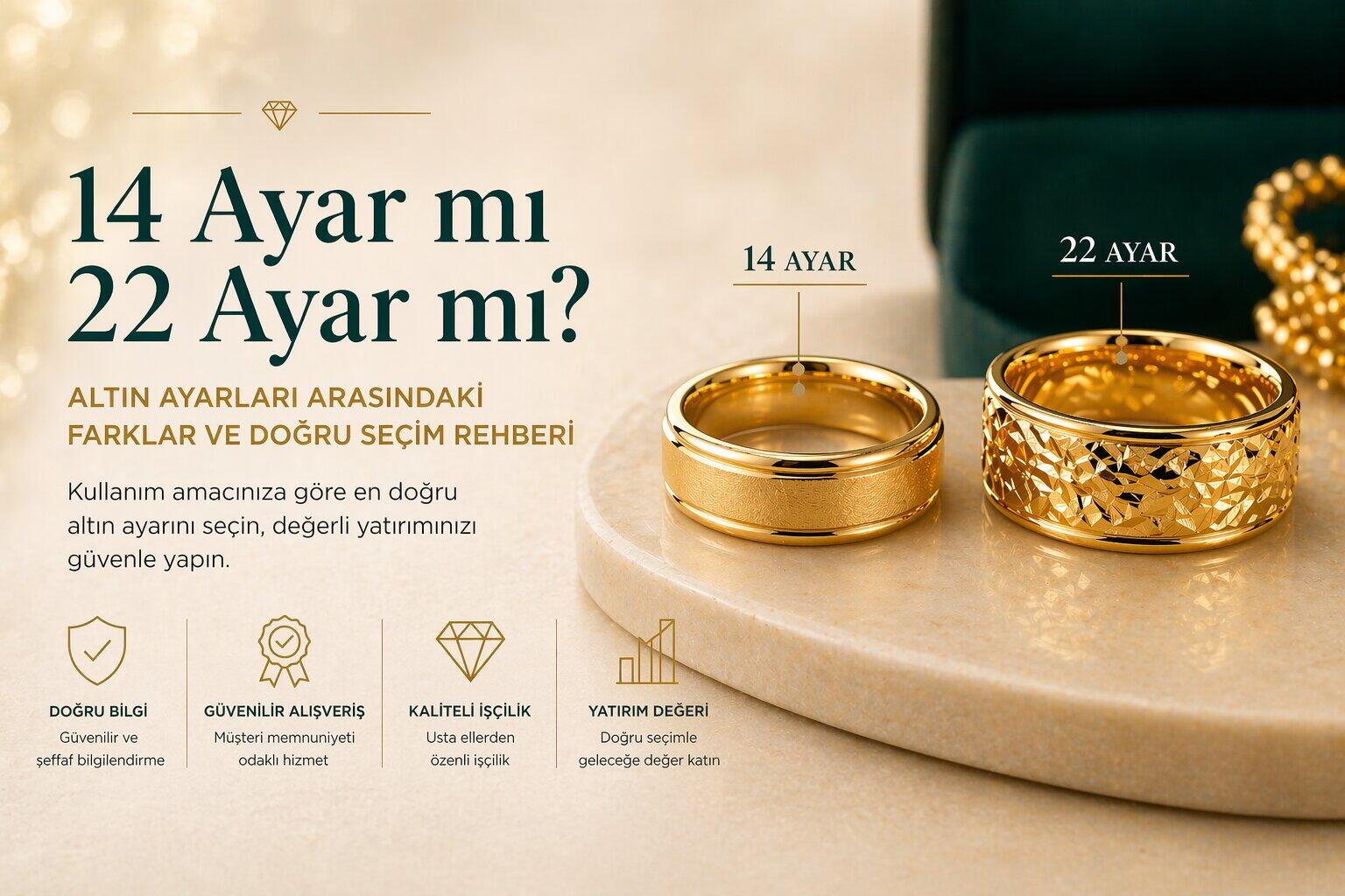 Altın Ayarları Nedir? (14 Ayar – 22 Ayar Farkı)
