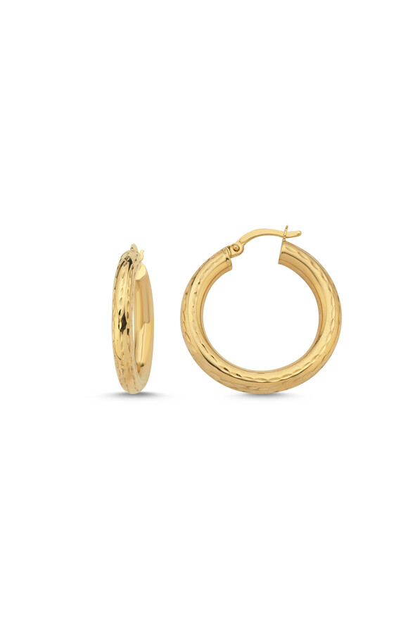 Altın Halka Küpe - 