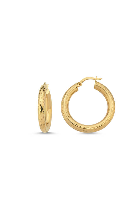 Altın Halka Küpe - 1