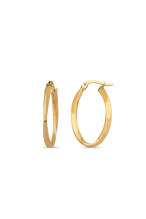 Altın Halka Küpe - 1