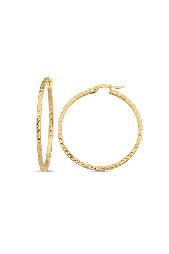 Altın Halka Küpe - 1