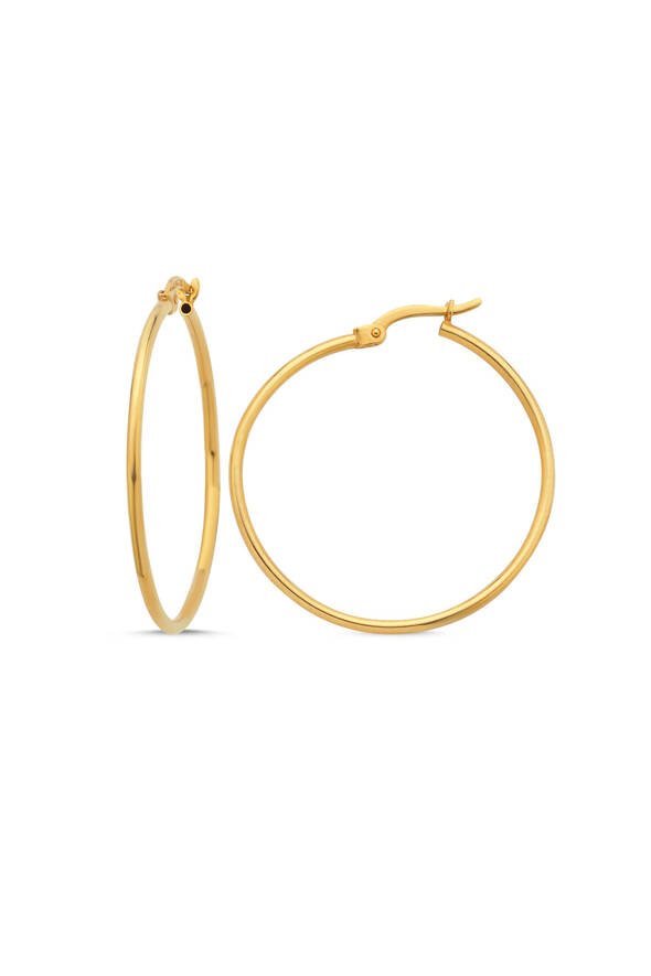 Altın Halka Küpe - 1