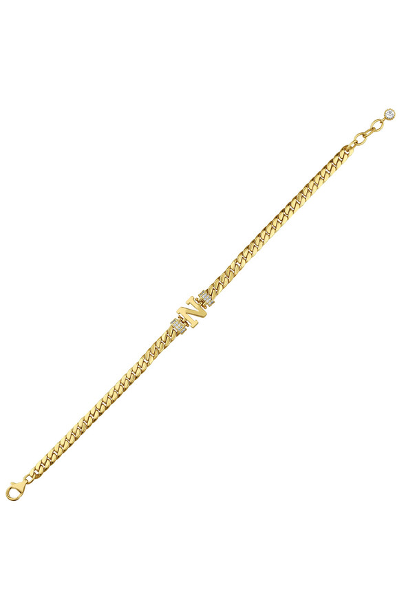 Altın Harf Bileklik - 