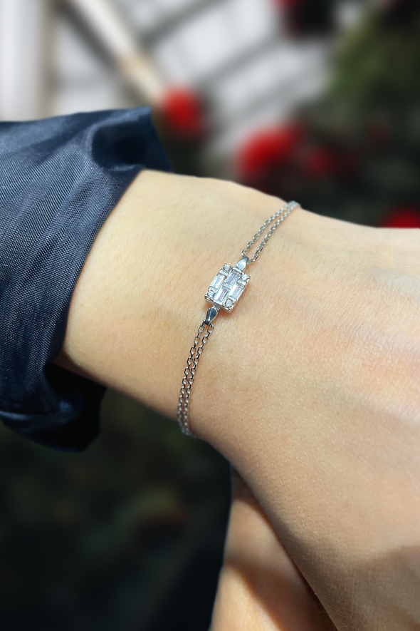 Baget Kesim Altın Bileklik - 