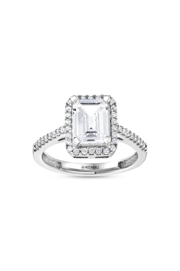 Baget Taşlı Altın Yüzük - 