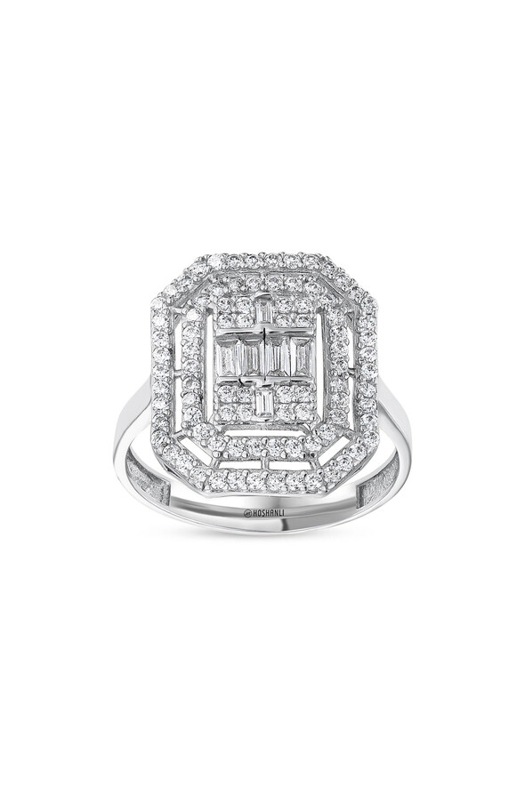 Baget Taşlı Altın Yüzük - 