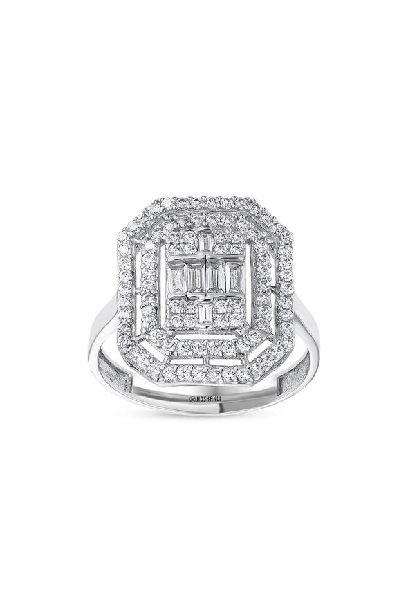 Baget Taşlı Altın Yüzük - 1