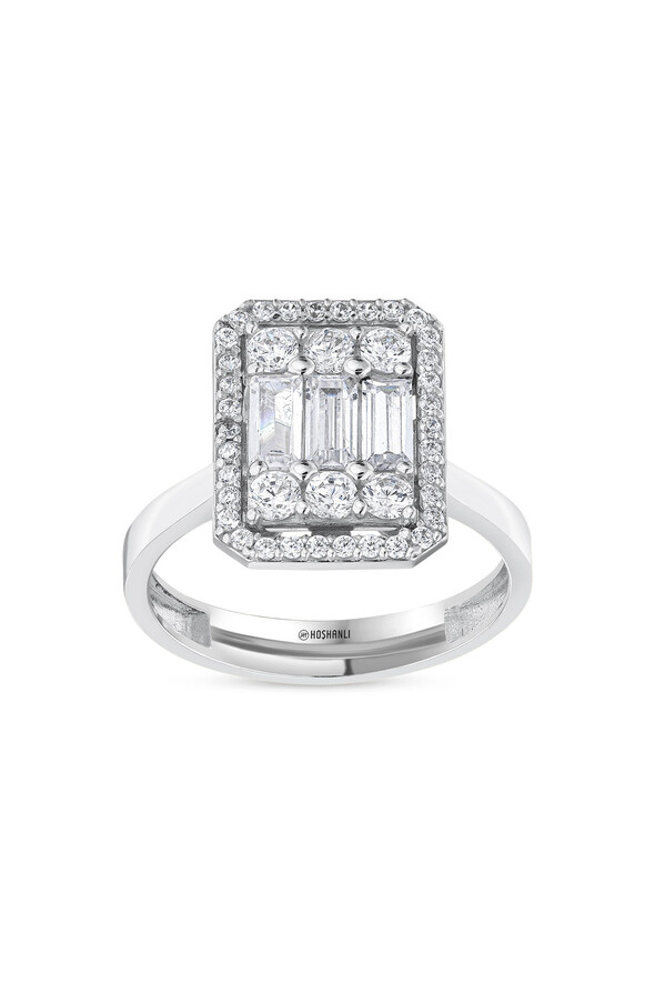 Baget Taşlı Altın Yüzük - 