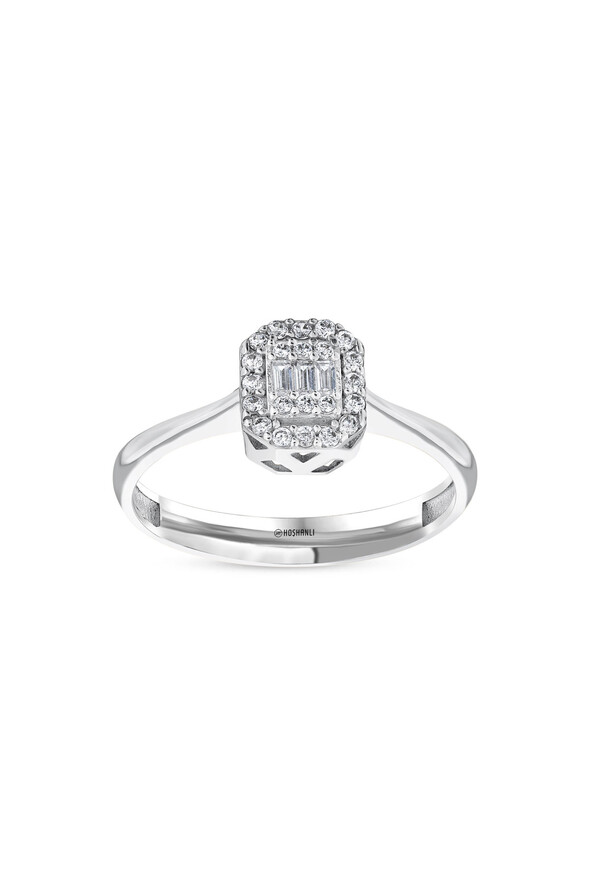 Baget Taşlı Altın Yüzük - 