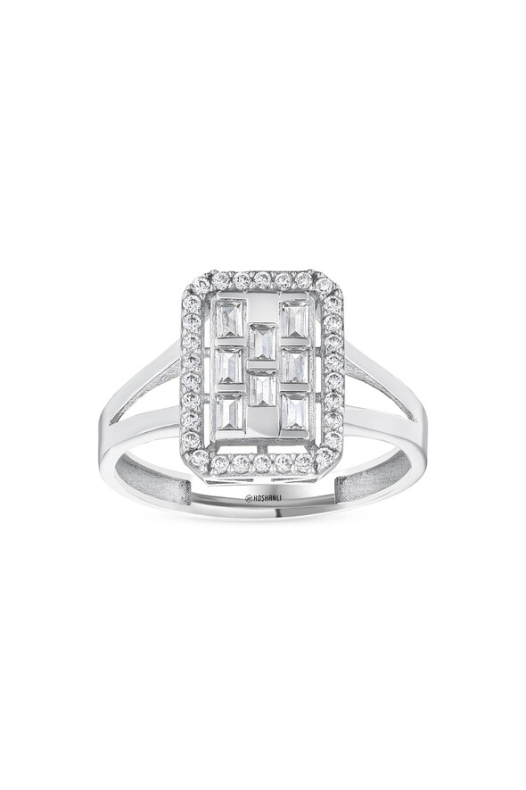 Baget Taşlı Altın Yüzük - 