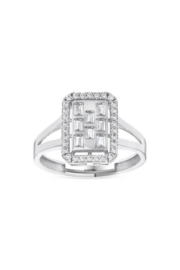 Baget Taşlı Altın Yüzük - 1