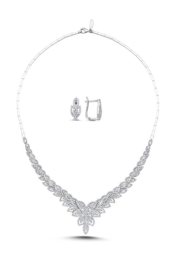 Beyaz Altın İkili Set - 1