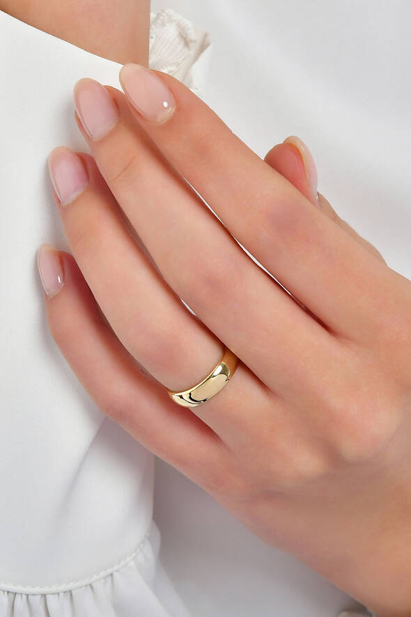 Bombeli Klasik Altın Alyans - 2