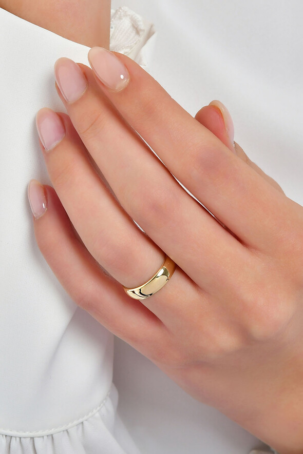 Bombeli Klasik Altın Alyans - 2