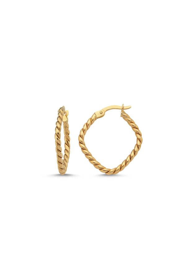 Burgulu Altın Küpe - 1