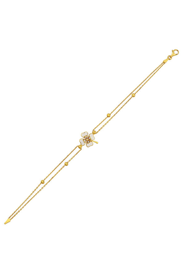 Çiçekli Altın Bileklik - 1