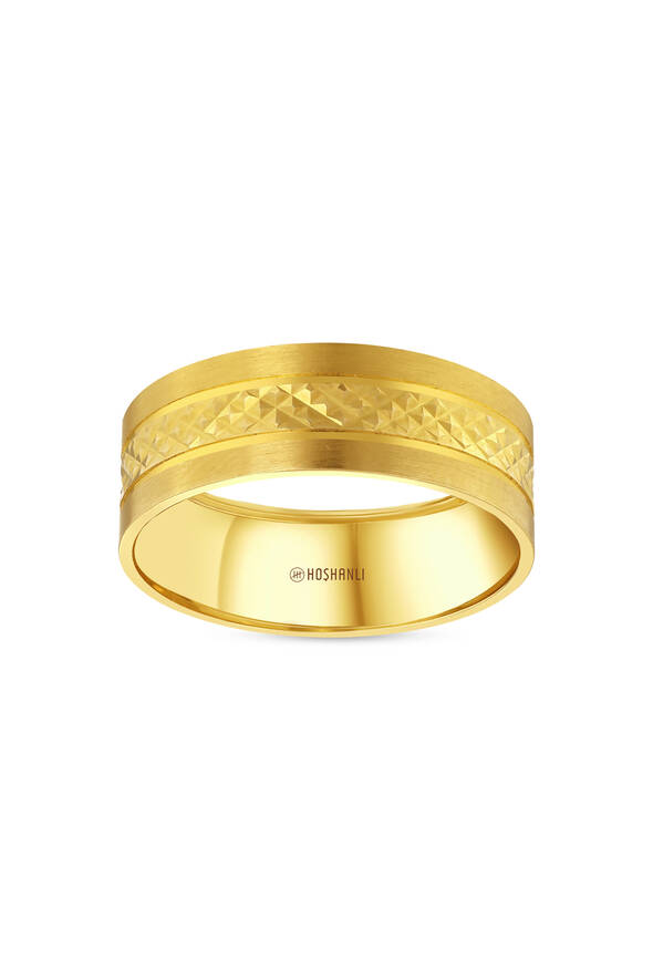 Desenli Altın Alyans - 1