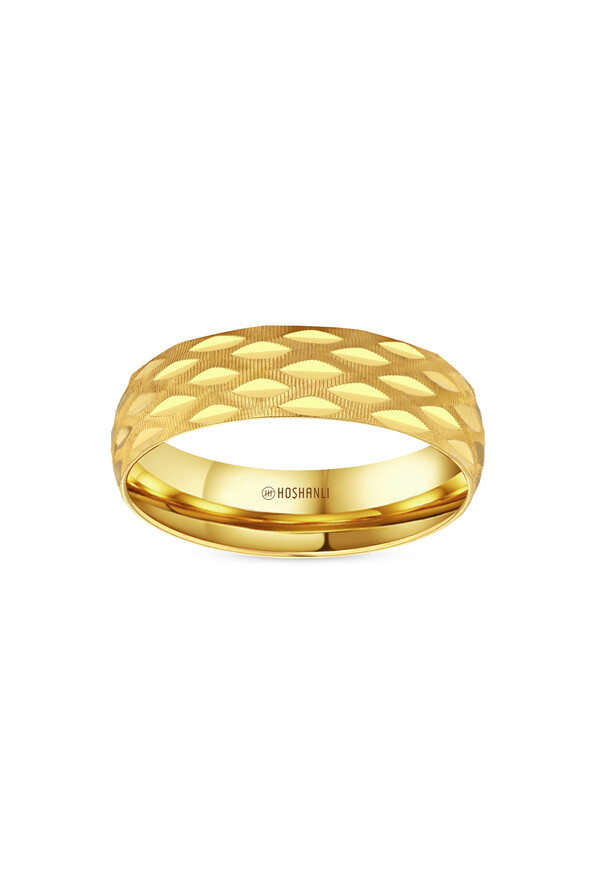 Desenli Altın Alyans - 1