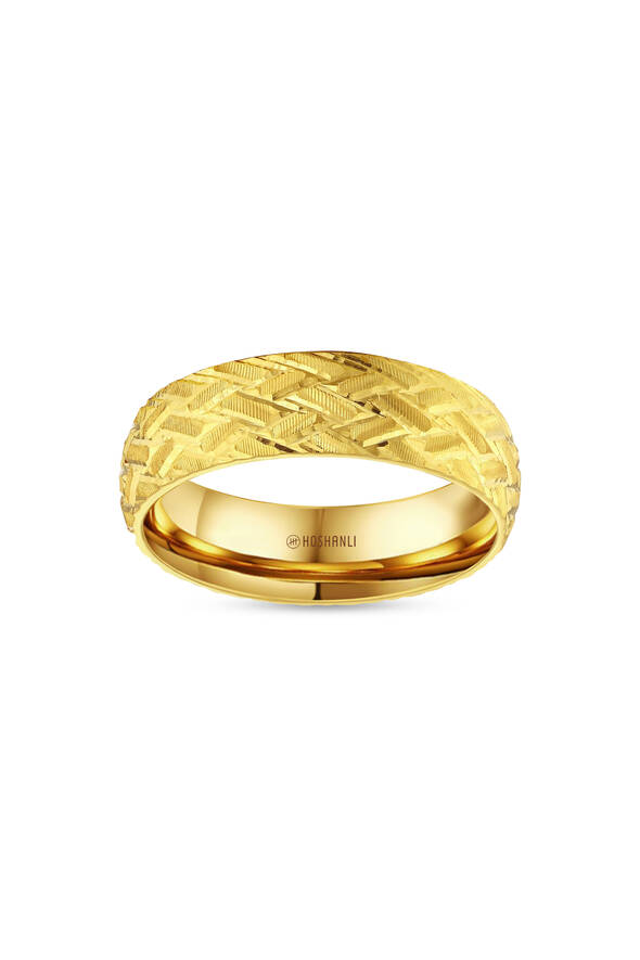 Desenli Altın Alyans - 1