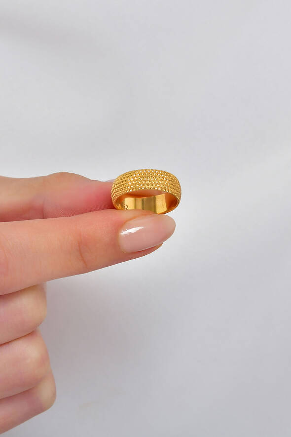 Dokulu Altın Alyans - 2