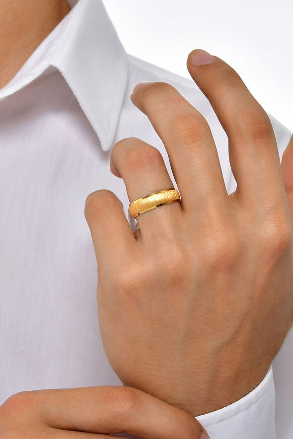 Dokulu Altın Alyans - 2