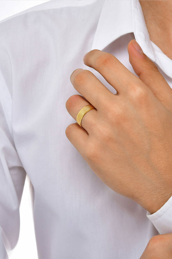 Dokulu Altın Alyans - 2