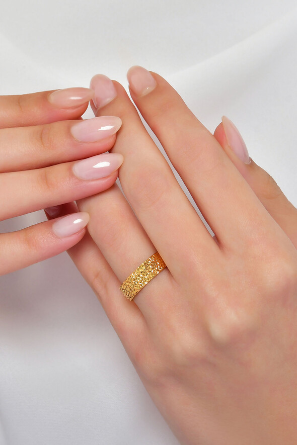 Dokulu Altın Alyans - 3