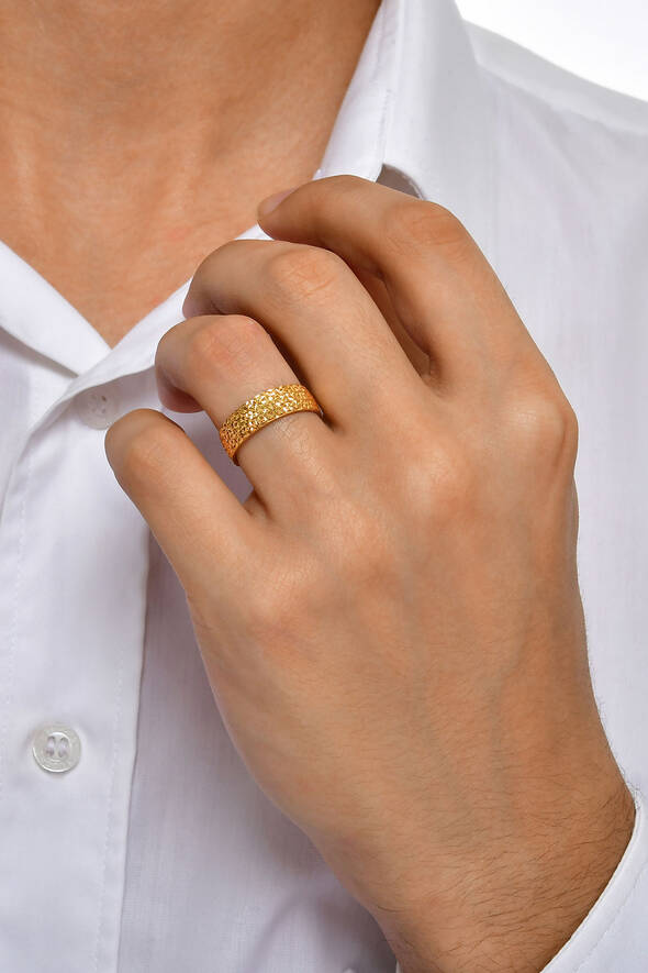 Dokulu Altın Alyans - 2