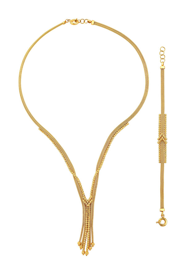 Dorika Toplu Altın İkili Set - 