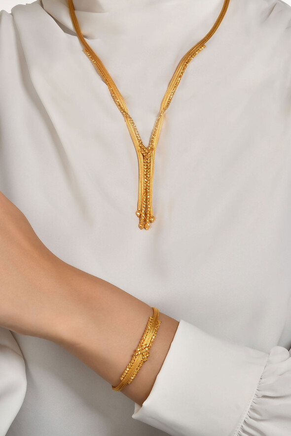 Dorika Toplu Altın İkili Set - 2