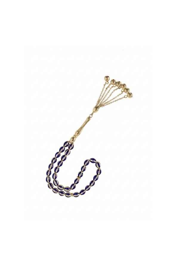 Gece Mavisi Altın Tesbih - 